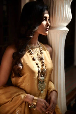 The Haldi Tissue Paaro Sharara 8 The Haldi Tissue Paaro Sharara -Lillys Clothing Shop MSS 390 Mustard 04 720x 4b50fe48 f668 4d43 976c 94dba735252f