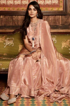 The Rose Tissue Paaro Sharara -Lillys Clothing Shop MSS 390 PINK 04 720x f9f2dd44 8a15 44d7 b7d9 383846045dbf