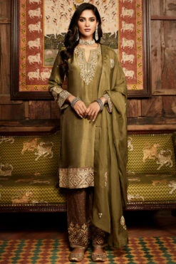Tarnished Olive Tissue Heritage Suit Set