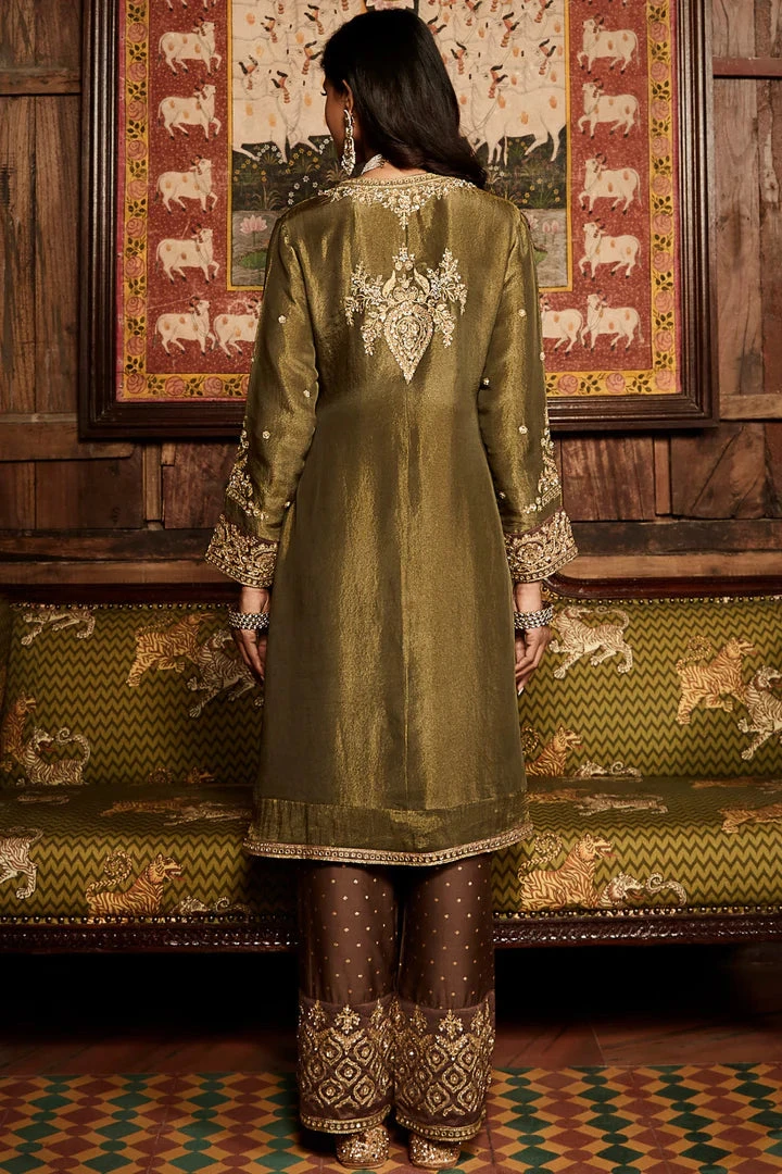 Tarnished Olive Tissue Heritage Suit Set 2 Tarnished Olive Tissue Heritage Suit Set - Image 2