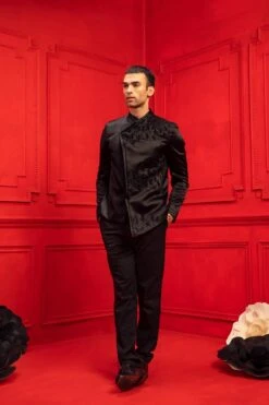 Zayn Black Embroidered Jacket