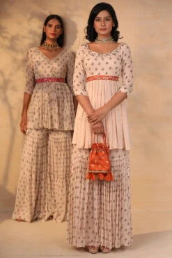 Hot Pink Embroidered Belt