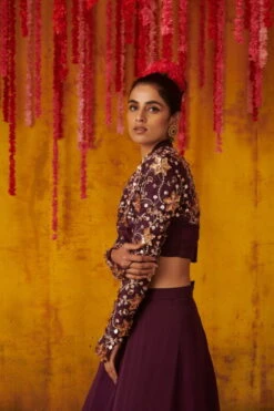 Purple Lehenga Set 6 Purple Lehenga Set -Lillys Clothing Shop PPC GH 837 3 scaled 600x900 1