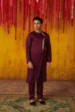 Purple Kurta Set
