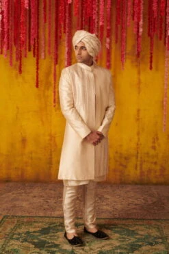 Gold Kurta Sherwani Set -Lillys Clothing Shop PPC M 151 1 scaled 600x900 1