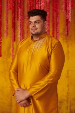 Mustard Kurta -Lillys Clothing Shop PPC M 156 3 scaled 600x900 1