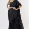 Black Ruffle Saree With Belt -Lillys Clothing Shop PPC S 899 1 600x900 1