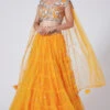 Orange Embroidered Lehenga Set SIZE 8