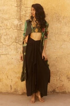 Floral Printed Jacket Set