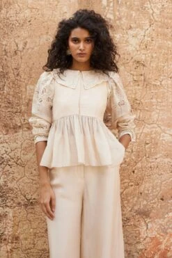 Floral Cutwork Peplum Co-ord Set -Lillys Clothing Shop P H21.02.240999 1600x 9aa503ec fc9c 44b2 a17b ca18777bc1b5