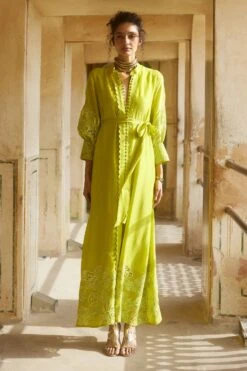 Fresh Lemon Yellow Maxi Dress