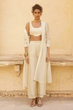 Florals Elegant Jacket Set