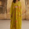 Printed Pure Habutai Silk Lime Yellow Kaftan Set -Lillys Clothing Shop P H21.02.245609 1600x aaf57c67 8172 4c20 9c57 e2eac7dfc318