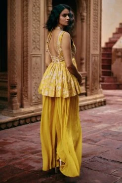 Tuscany Yellow Flip Bird Print Peplum Set -Lillys Clothing Shop Paulmi Harsh29 09 241421 1600x 504c4c98 7342 4ded a19f f6540657ec78