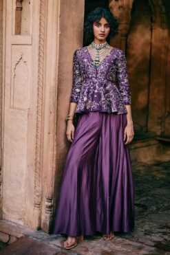 A Plum Vintage Style Peplum