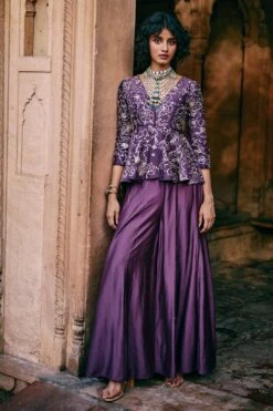 A Plum Vintage Style Peplum