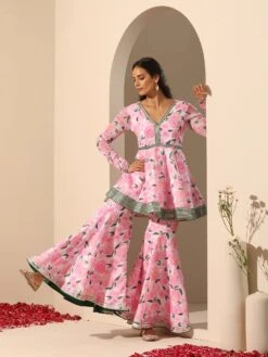 Gul Rozi Sharara Set -Lillys Clothing Shop R4614