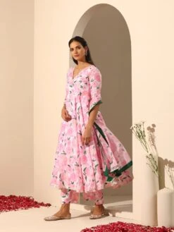 Gul Rozi Anarkali Set -Lillys Clothing Shop R4763