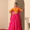 Gul Hot Pink Lehenga