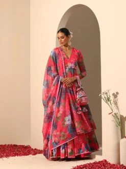 Gul Qudrat Lehenga Set