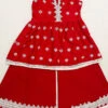 Mulmul Cotton Figo Red Kurta With Figo Red Sharara -Lillys Clothing Shop REDSTYLEKIDSSET1 700x 47e96963 4908 4d68 9ec5 019fcbfc6439