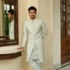 Frosted Mint Sherwani Set