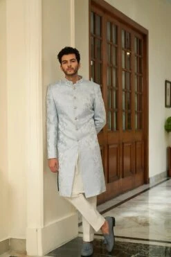 Floral Dream Sherwani Set -Lillys Clothing Shop S 22052 1 jpeg