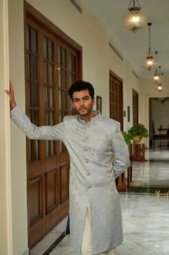 Floral Dream Sherwani Set -Lillys Clothing Shop S 22054 1 jpeg