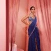 Ink Blue Slit Saree -Lillys Clothing Shop SANYAGULATI19 054847copy 1200x1800 9702308a fe24 4362 8d06 ccc9f13894f5