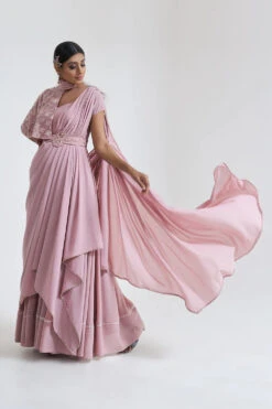 Pink Gown -Lillys Clothing Shop SARTHAK00212 1000x1500 40372704 fddd 40b8 87c0 05d2d7526cca
