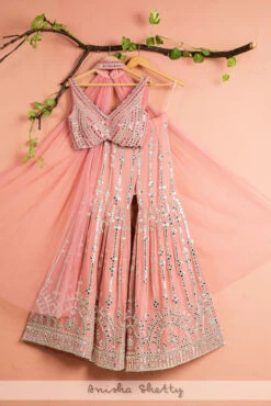 Watermelon Pink Sharara Set