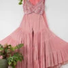Dusky Pink Layered Sharara Set With Mirror Blouse & Choker Dupatta -Lillys Clothing Shop SAS31FRONT 1024x1024 1