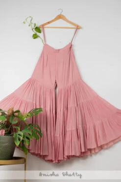 Dusky Pink Layered Sharara Set With Mirror & Sequin Blouse With Dupatta -Lillys Clothing Shop SAS32PANTS 1024x1024 74932c21 7260 4bf1 904c d72699dde668