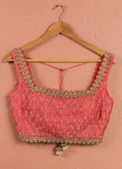 Ivory Rose Radiance Sharara Set -Lillys Clothing Shop SAS57 BLOUSE FRONT