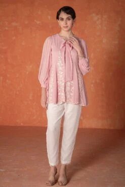 Pink Godet Tunic