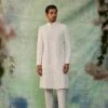White Pearl Sherwani