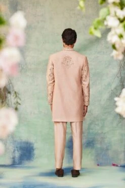 Rose Gold Sherwani -Lillys Clothing Shop SC 22 July 24 0295R