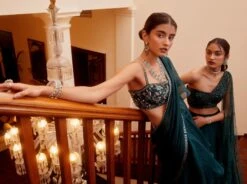 Teal Green Ruffle Saree And Bustier -Lillys Clothing Shop SG14 07 2122595 jpg 1800x1339 7e57d8c4 e32b 43f4 9763 7e592a2ed779