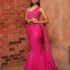 THEA - Fuschia Pink Asymmetric Embellished Saree -Lillys Clothing Shop SK FE2021 06A 1366x1800 7f2faead f87d 4273 be6f ec2064120604