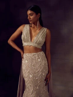 Grey Embellished Blouse & Ruffled Drapes 7 Grey Embellished Blouse & Ruffled Drapes -Lillys Clothing Shop SK PFW23 07B 1200x bc986ee6 6c35 470f a740 9a6f82d02e3f