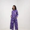Purple Flora Pant Shirt Coord Set 18 Purple Flora Pant Shirt Coord Set -Lillys Clothing Shop SUPF08 Juhi Bengani 3