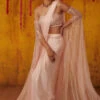Blush Pink Draped Saree Set Size 8 -Lillys Clothing Shop Screenshot 20221021 140603