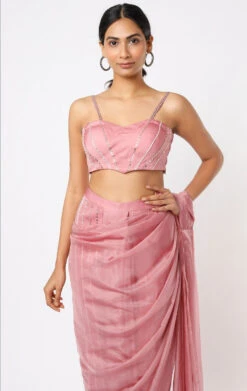 Onion Pink Pant Saree Size 8 -Lillys Clothing Shop Screenshot 20221021 141113