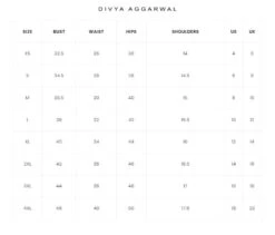 Etana Sharara Set -Lillys Clothing Shop SizeChart 48ae6dc6 c700 446e bb01 2ed655853b50