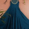 Teal Blue Anarkali -Lillys Clothing Shop Skyblue2