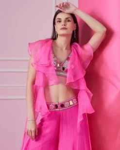 The Pink Panther Sharara Set -Lillys Clothing Shop Surabhi03 08 222614