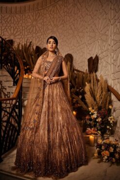 Crystalline - Hand Embroidered Lehenga Set