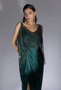 Bottle Green Embroidered Drape Dress -Lillys Clothing Shop Untitled 16 640x crop center 4e1dcaec c613 454b a2c1 0bca40ccb3c5