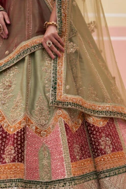 Green Raw Silk Lehnga Set -Lillys Clothing Shop UntitledCapture9236 720x 0ea9c6ba 8dec 4434 a390 9e4e5493c157
