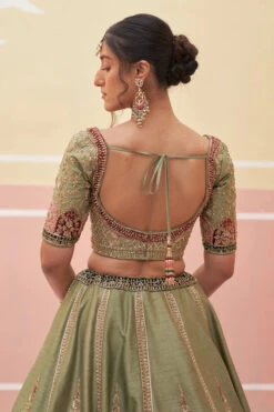 Green Raw Silk Lehnga Set -Lillys Clothing Shop UntitledCapture9262 720x 2837875e 4971 4d7b be58 7755909f9fb7